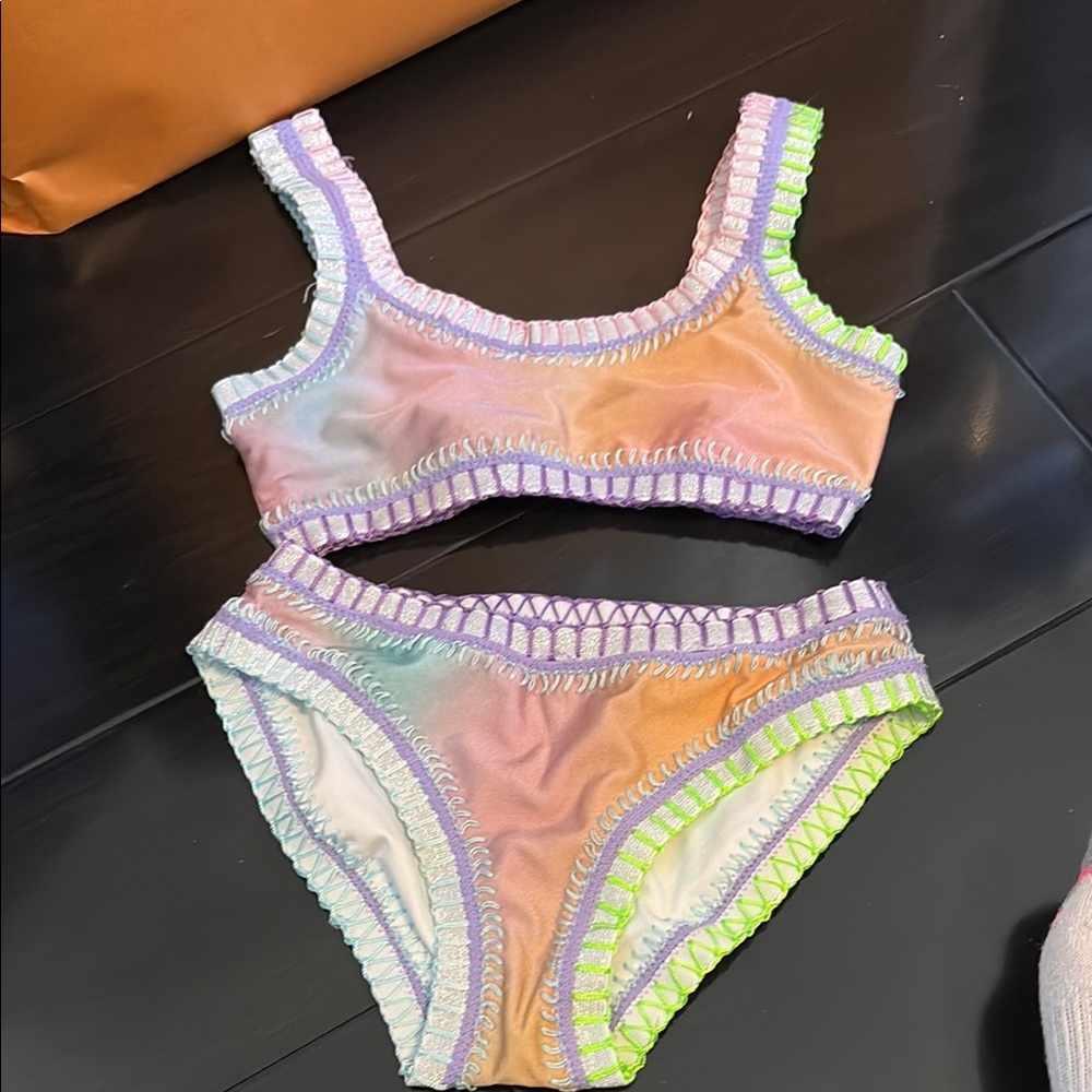 ** SOLD**
PQ Kids Swimwear Set in Multicolor